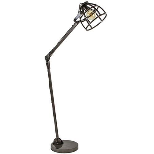 ik ben gelukkig Afwijzen Eigenlijk Straluma Industriële vloerlamp zwart | bekijk nog meer meubels en lampen |  Cafedeco